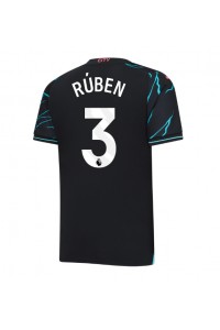 Fotbalové Dres Manchester City Ruben Dias #3 Třetí Oblečení 2023-24 Krátký Rukáv